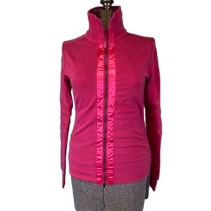 Y2K Vintage Lululemon Define Jacket Circa Year 2000 Hot Pink Full Zip Size 6